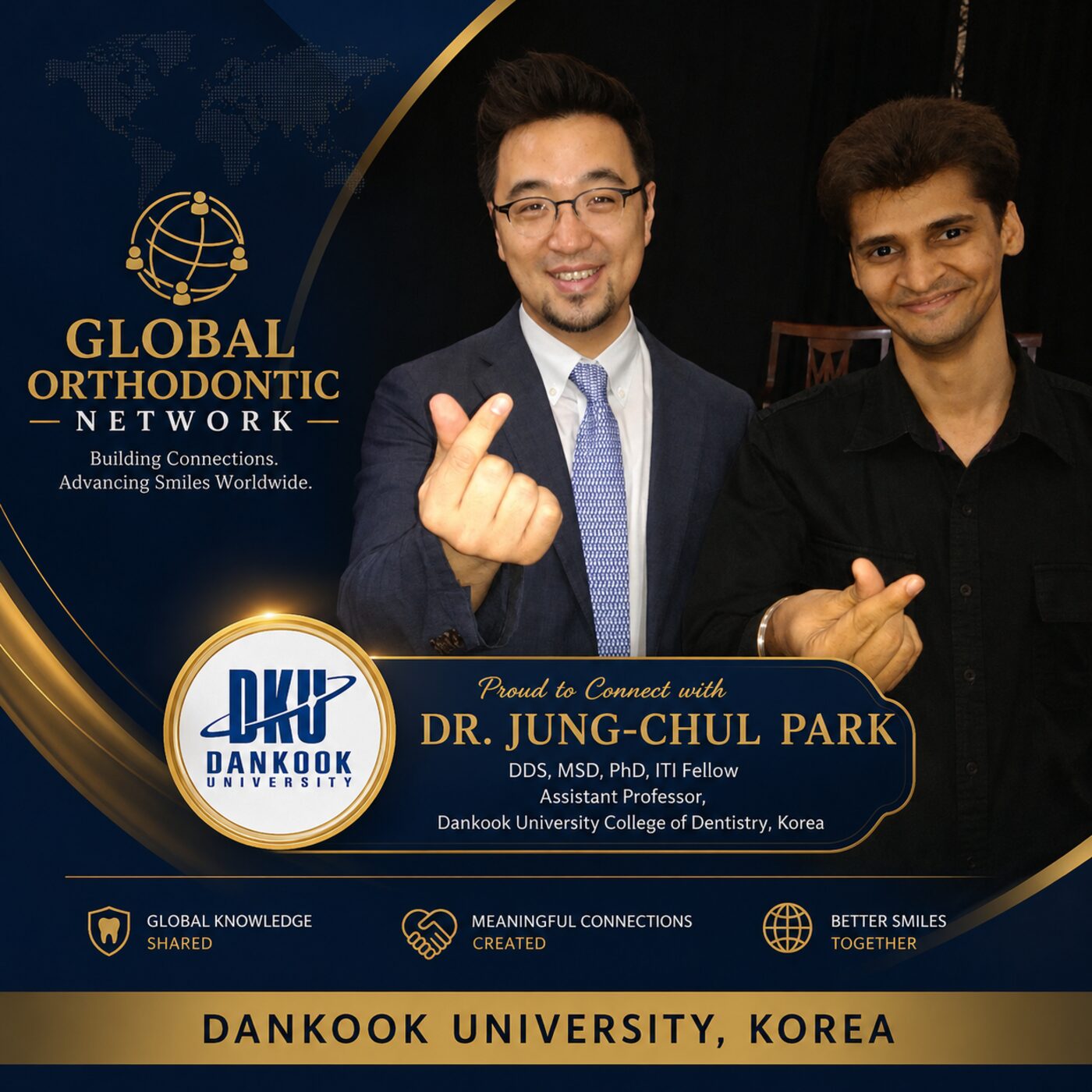 Dr. Kumar Adarsh with Dr. Jung-Chul Park, Dankook University, Korea